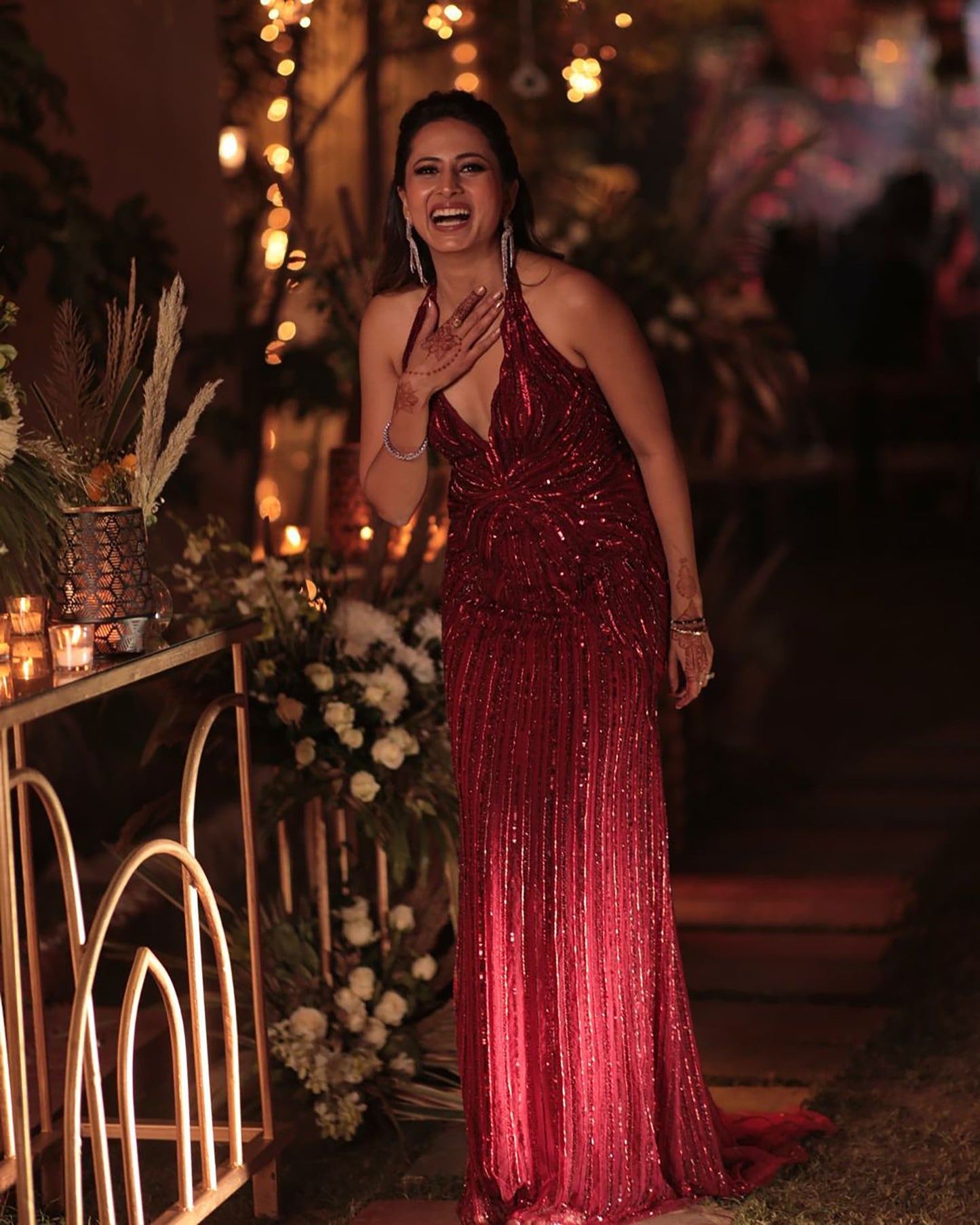 SARGUN MEHTA IN ADLINE GOWN